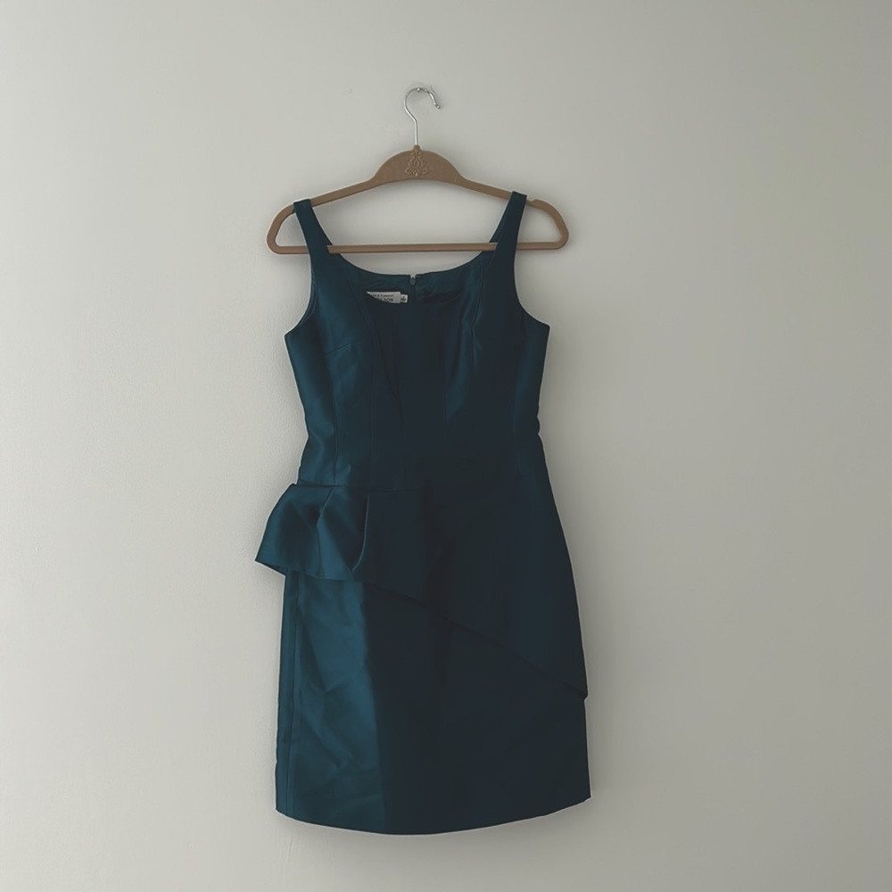 Peacock Peplum style dress